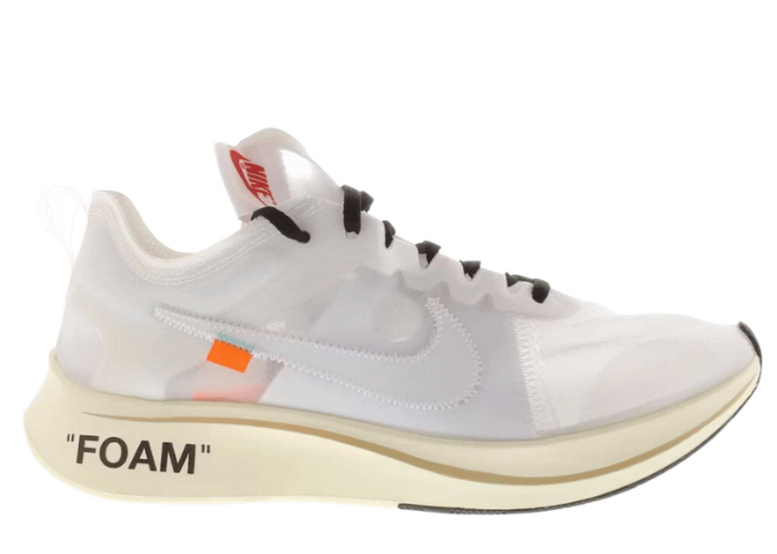 Zoom fly nike x off white sale
